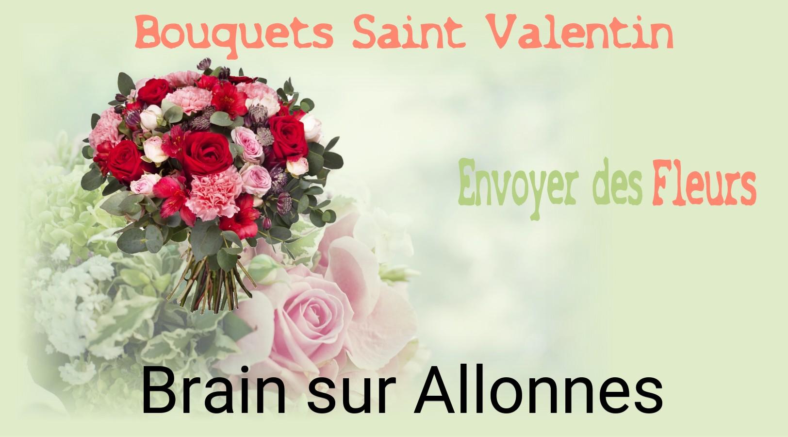 Roses de Saint-Valentin livrées à Brain-sur-Allonnes